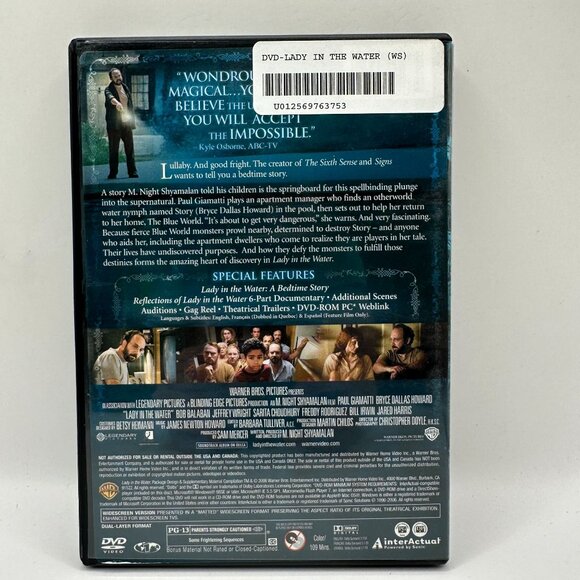 Lady In The Water DVD Widescreen Edition Rated PG13 - Picture 2 of 3